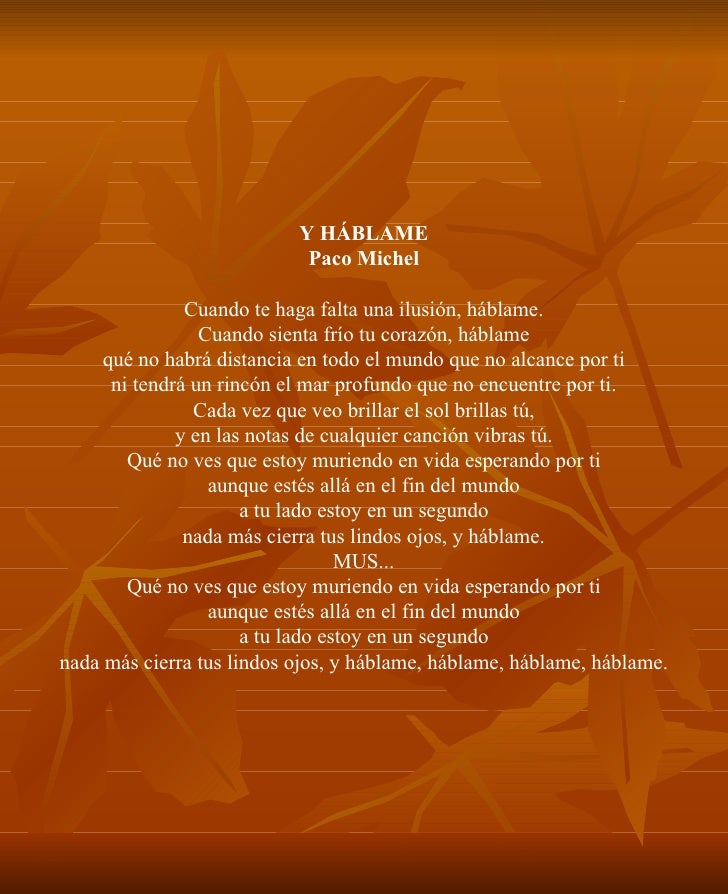 LETRA DE DE CANCIONES letra de de canciones: