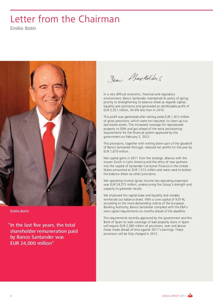 Chairman's Annual Report Template