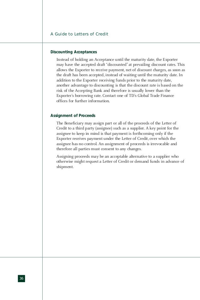 Payment assignment letter image