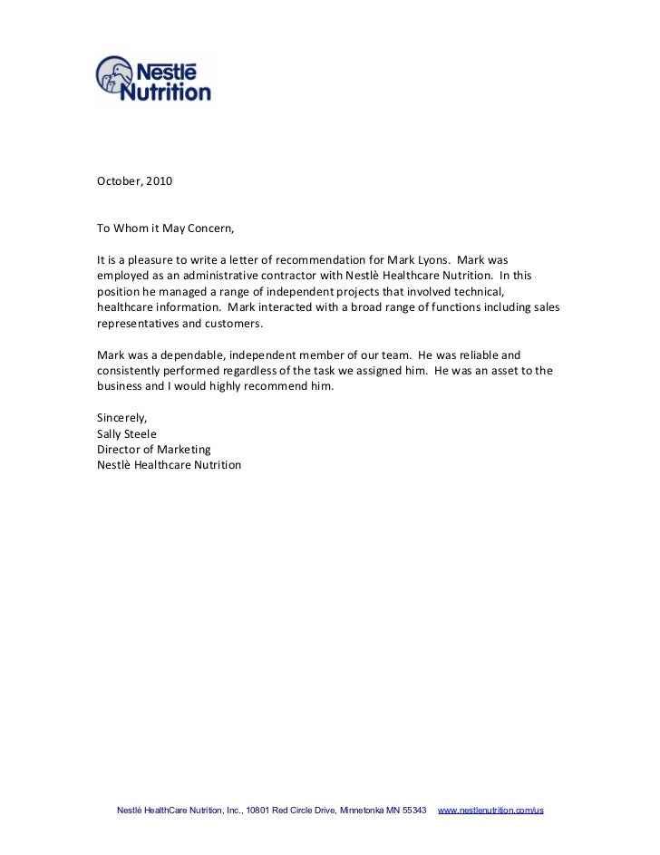 recommendation letter from sally how long is a letter of recommendation good for