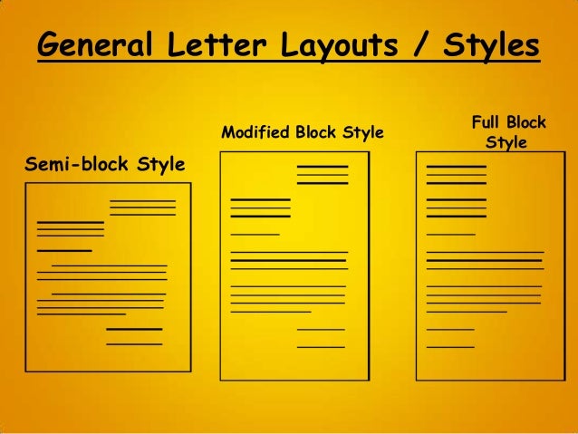 block style letter format template