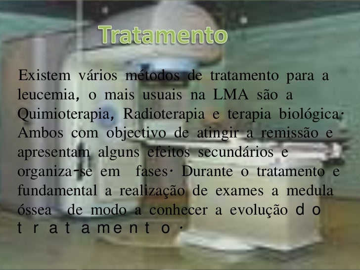 Exames de leucemia