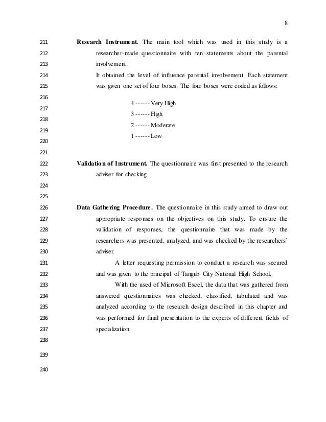 Dissertation involvement parental