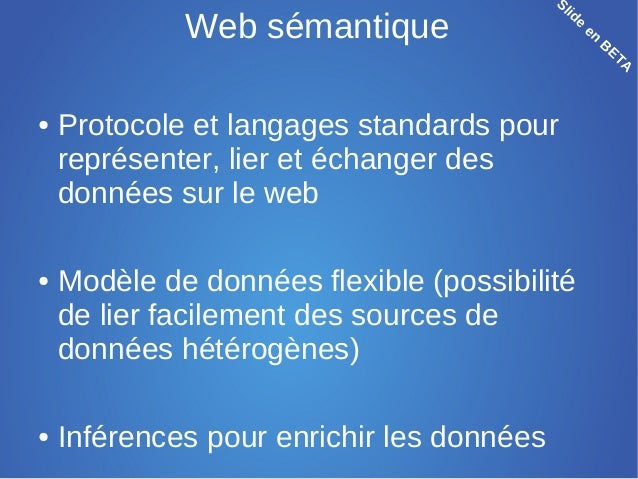 exemple de web semantique