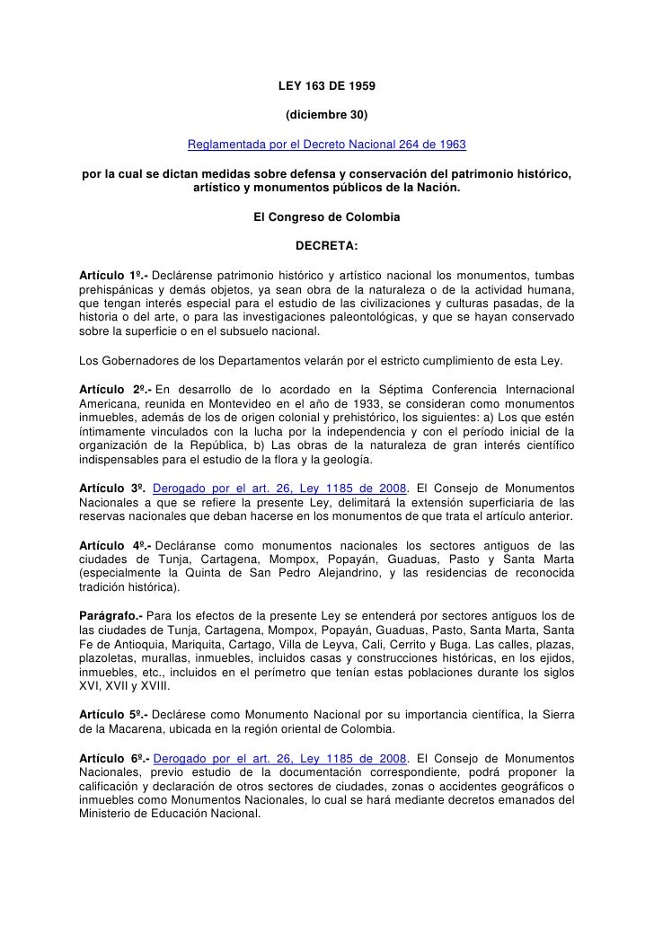 LEY DE PATRIMONIO NACIONAL ley de patrimonio nacional: