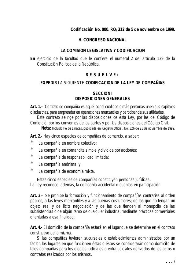 Ley De Compaias Ecuador Slideshare | ley de compa 241 ias ecuador Ley De Compaias Ecuador Slideshare | ley de compa 241 ias ecuador