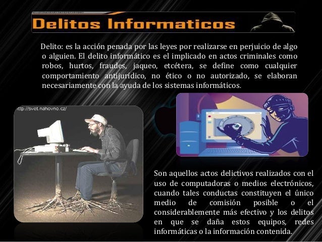 Resultado de imagen para delitos informaticos