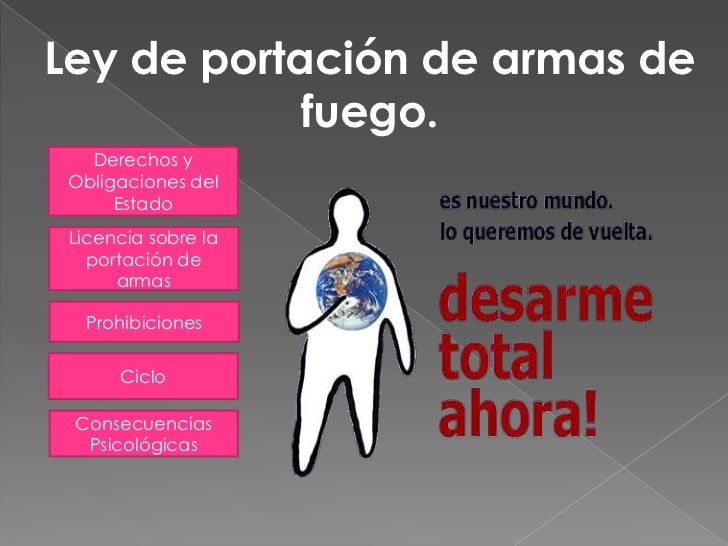 Ley de portacion de armas de fuego