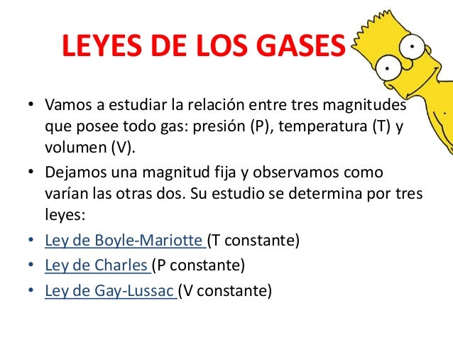 Leyes de los gases