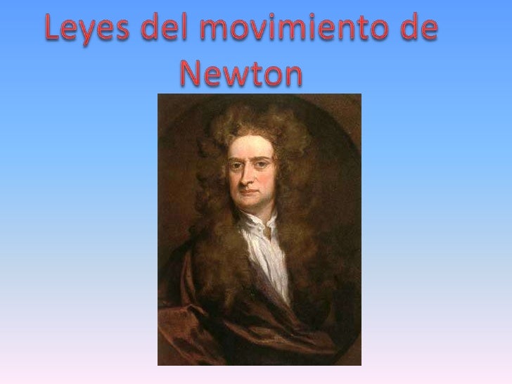 leyes de newton