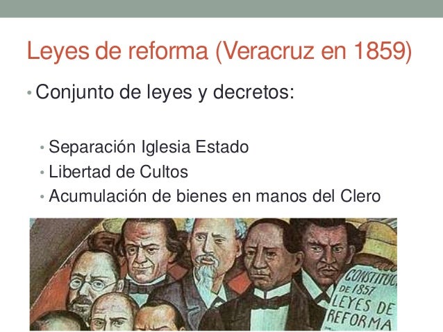 Leyes y guerra de reforma