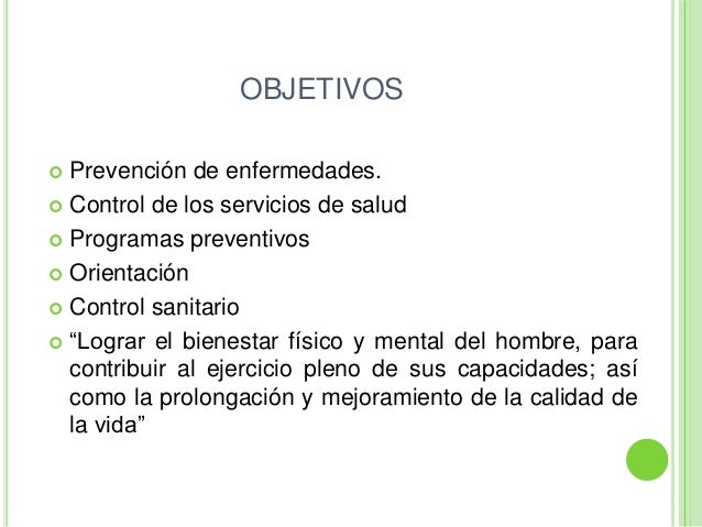 Objetivo De La Ley General De Salud