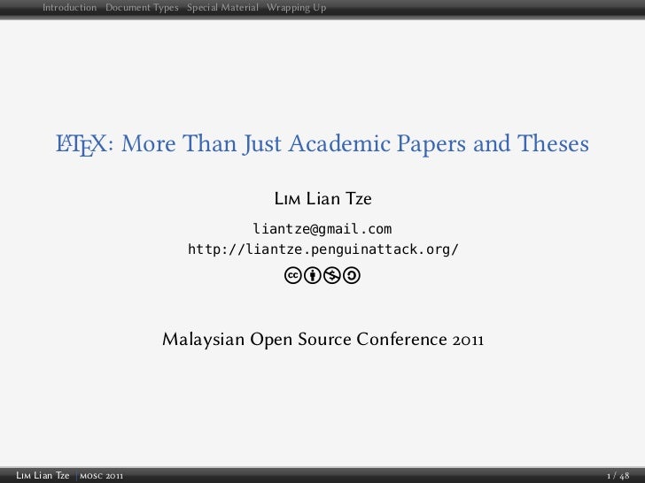 Thesis author archive page