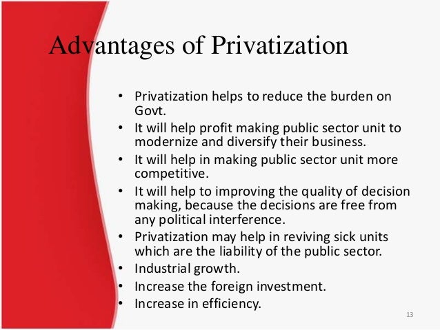 Liberalization, privatisation and globalisation