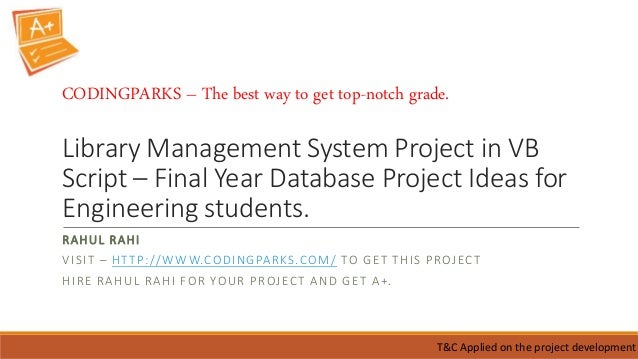database projects for students database projects for students