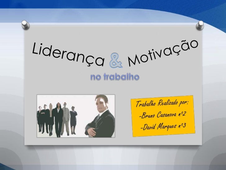 Artigo sobre lideranca e motivacao