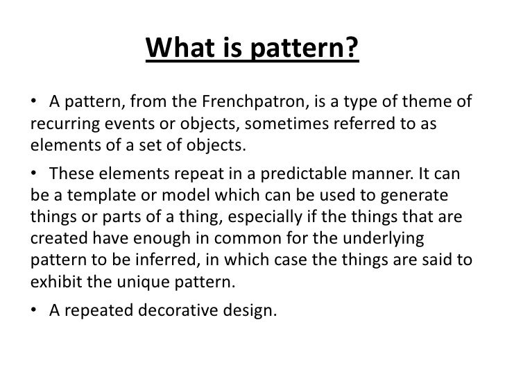 Pattern Language Definition | life pattern Pattern Language Definition | life pattern