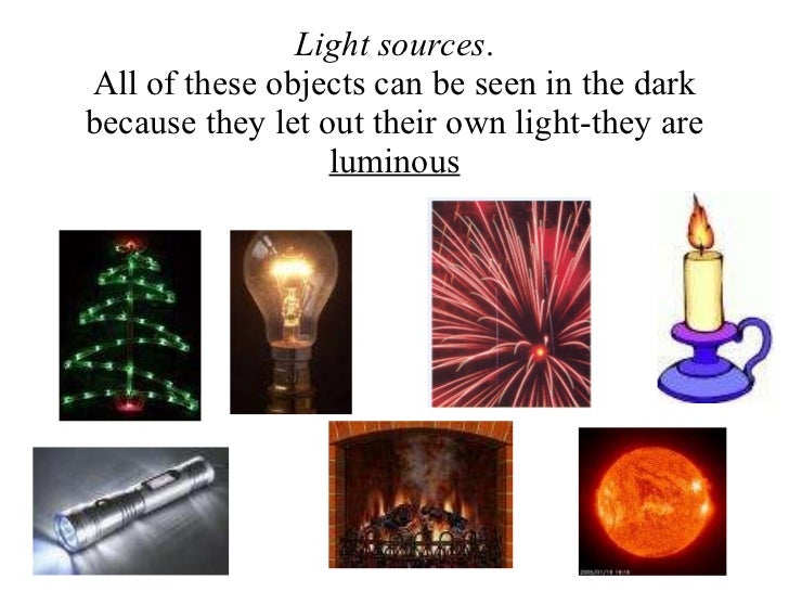 different light phenomena in every everyday life