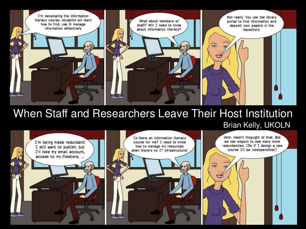 When Staff and Researchers Leave Their Host Institution