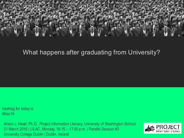 after graduating from