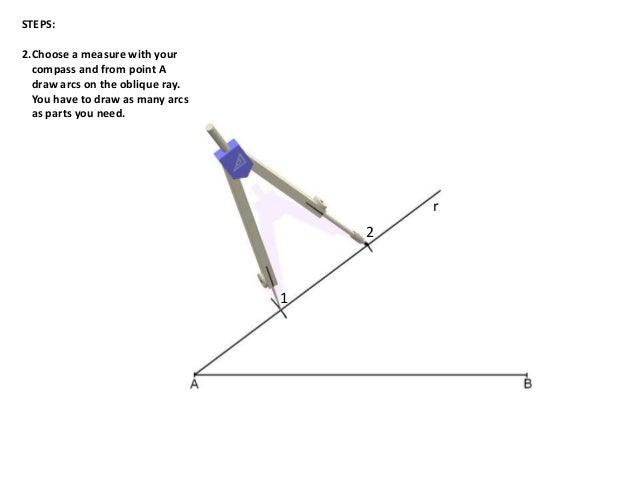 What is an oblique line segment?