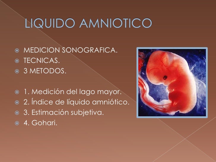 Liquido amniotico
