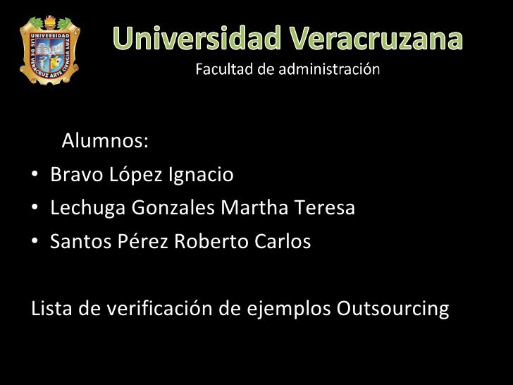 LISTA VERIFICACION lista verificacion: