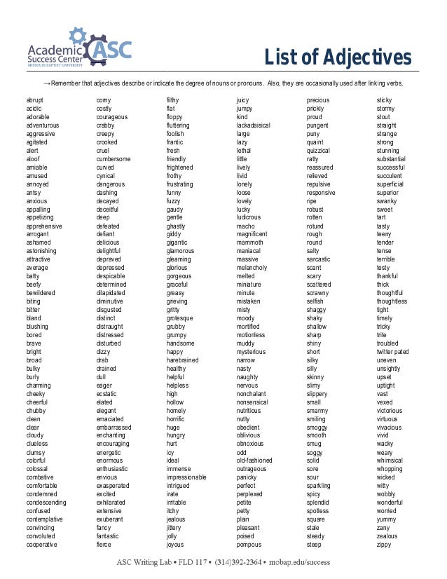 Letter Positive Words Letter Positive Words