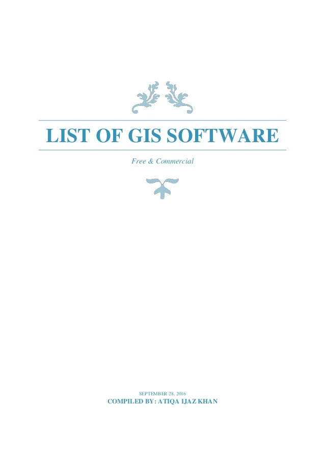 List Of Gis Software list of gis software free commercial 2016 List Of Gis Software list of gis software free commercial 2016