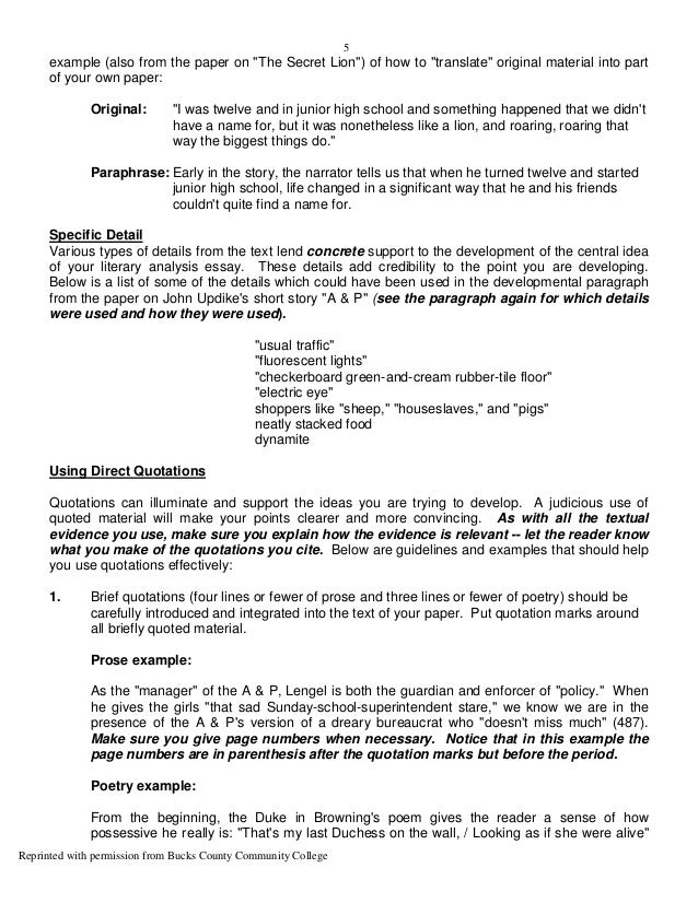 What is the purpose of a literary analysis essay