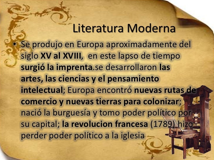 Literatura moderna