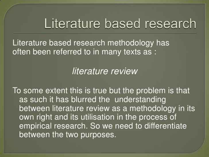 Literature review on research ethics