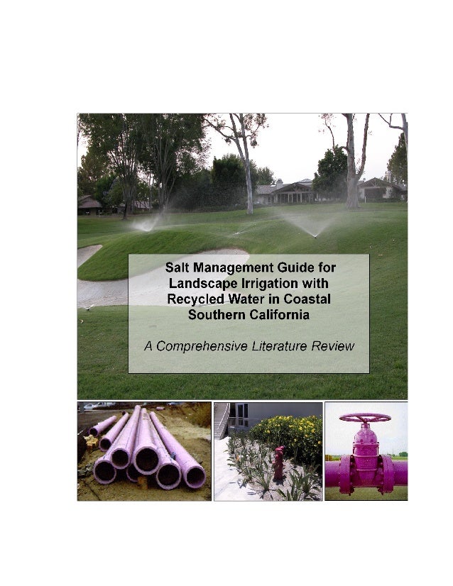 Salt Management Guide for Landscape Irrigation with Recycled Water in…