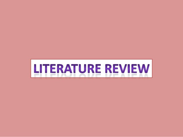 How to do a literature review for dissertation