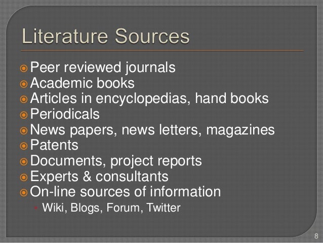 Literature Reviews - The Writing Center