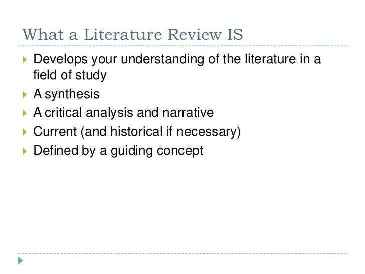 The literature review process recommendations for researchers