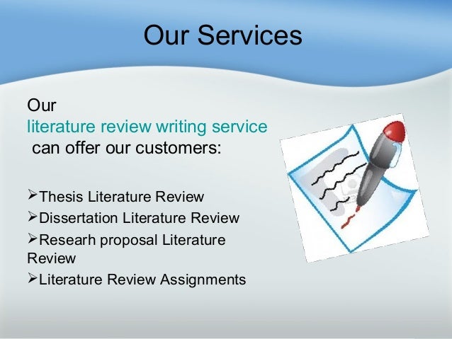 Literature review service