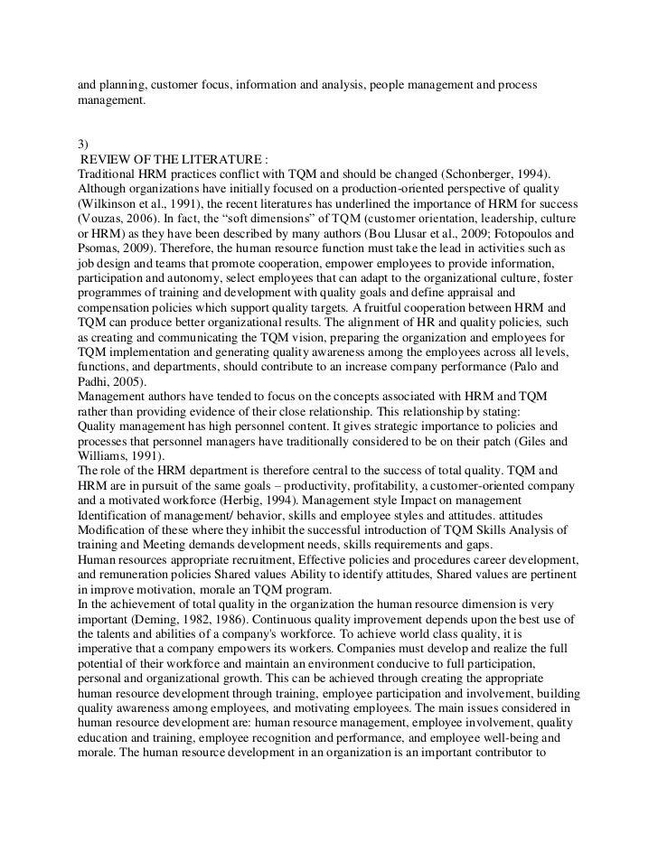 Chapter 3: Literature Review