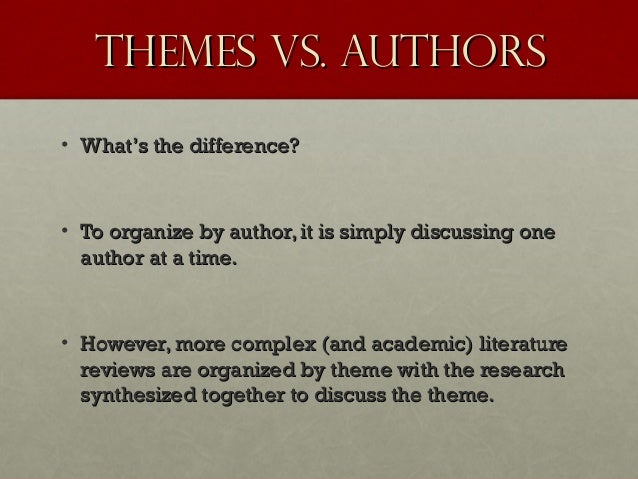 How to write a master s thesis literature review