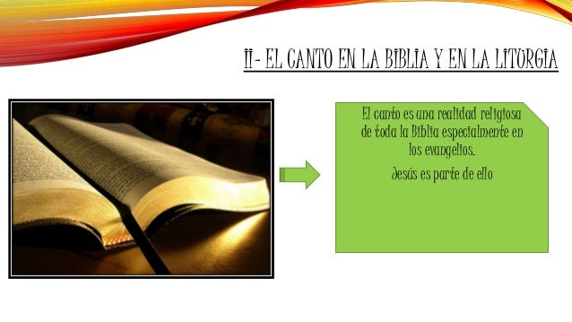 Resultado de imagen para EL CANTO EN LA BIBLIA Y EN LA LITURGIA