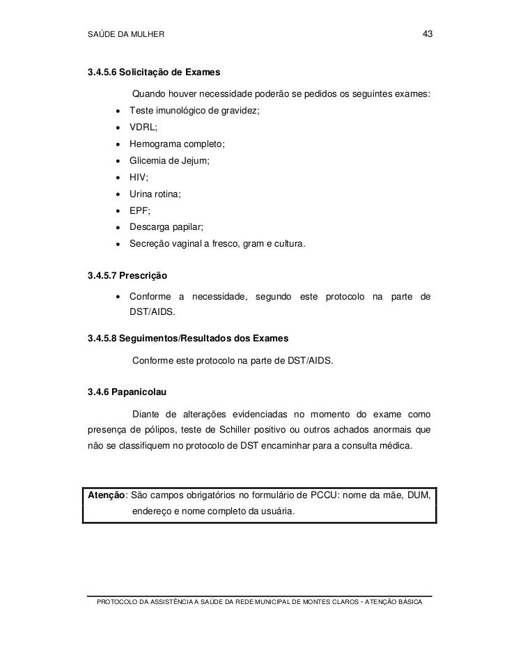 Exame de secrecao varginal na gravidez