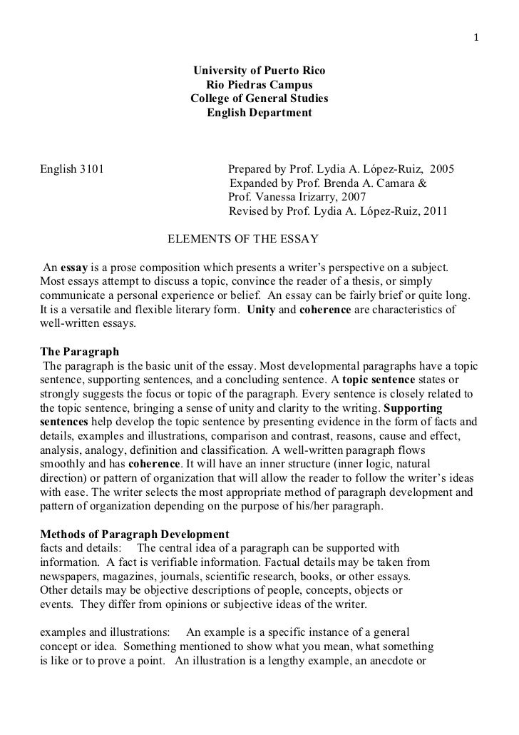 Types of essays formal and informal