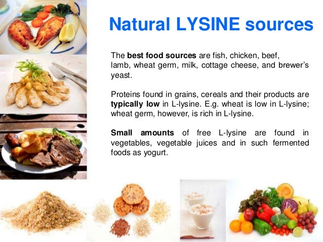 Lysine Natural Food Sources Lysine Natural Food Sources