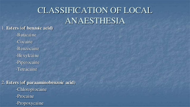 Lokaal anestheticum - Wikipedia