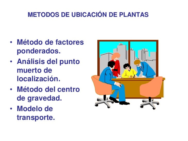 metodos de ubicación de plantas método de factores ponderados metodos de ubicación de plantas método de factores ponderados
