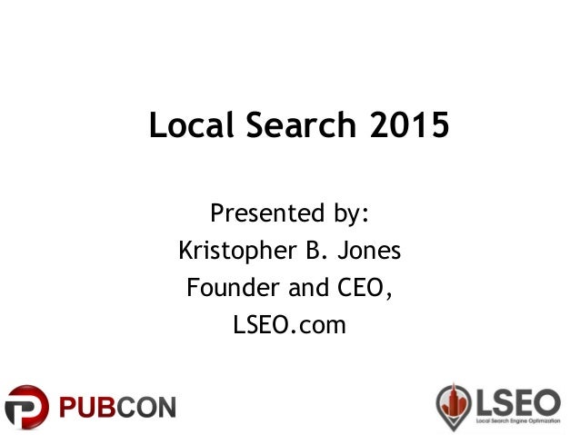 Local Search Engine Optimization (SEO) 2015