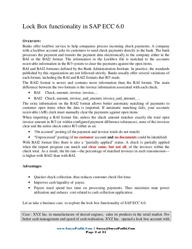 Lock Box Lock Box Account Box Information Center