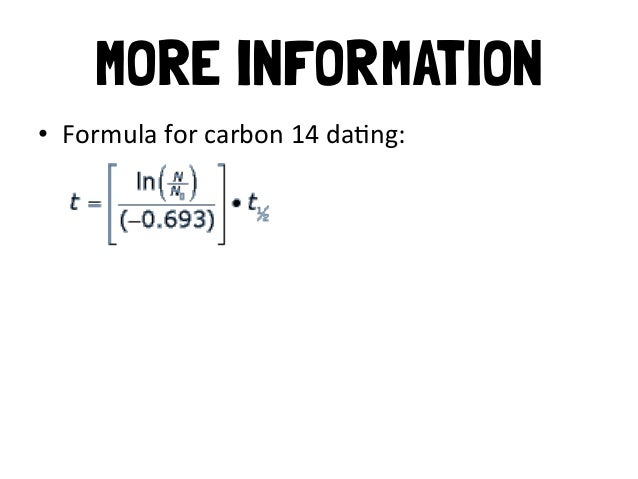 carbon dating math problems