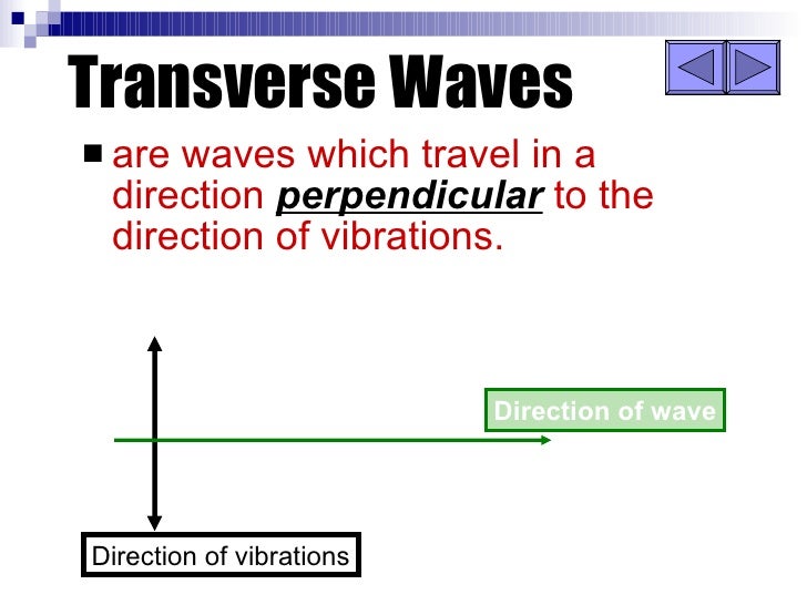 Longitudinal and transverse waves