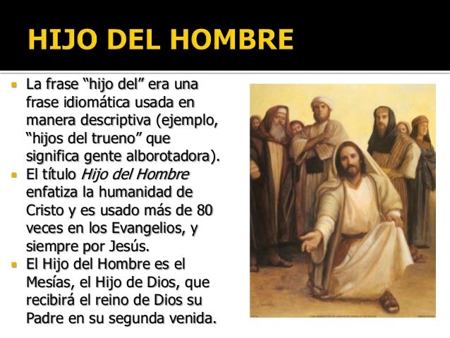 Resultado de imagen para El título de Hijo del Hombre
